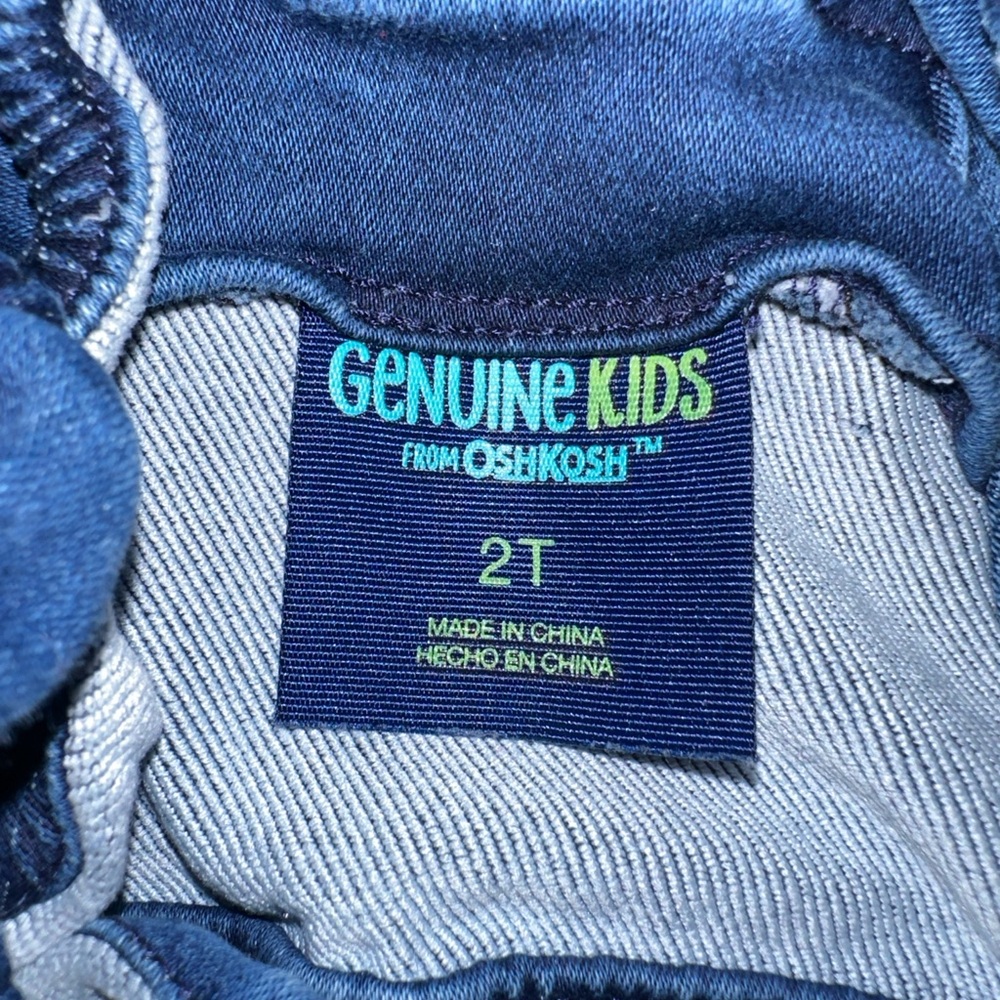 Girls, curly shoulder overalls - Picture 4 of 5
